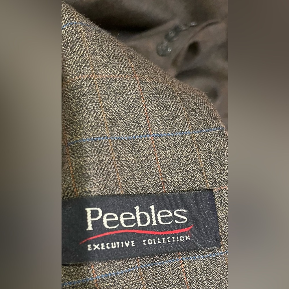 Peebles Blazer Gray 40 R - Picture 6 of 12